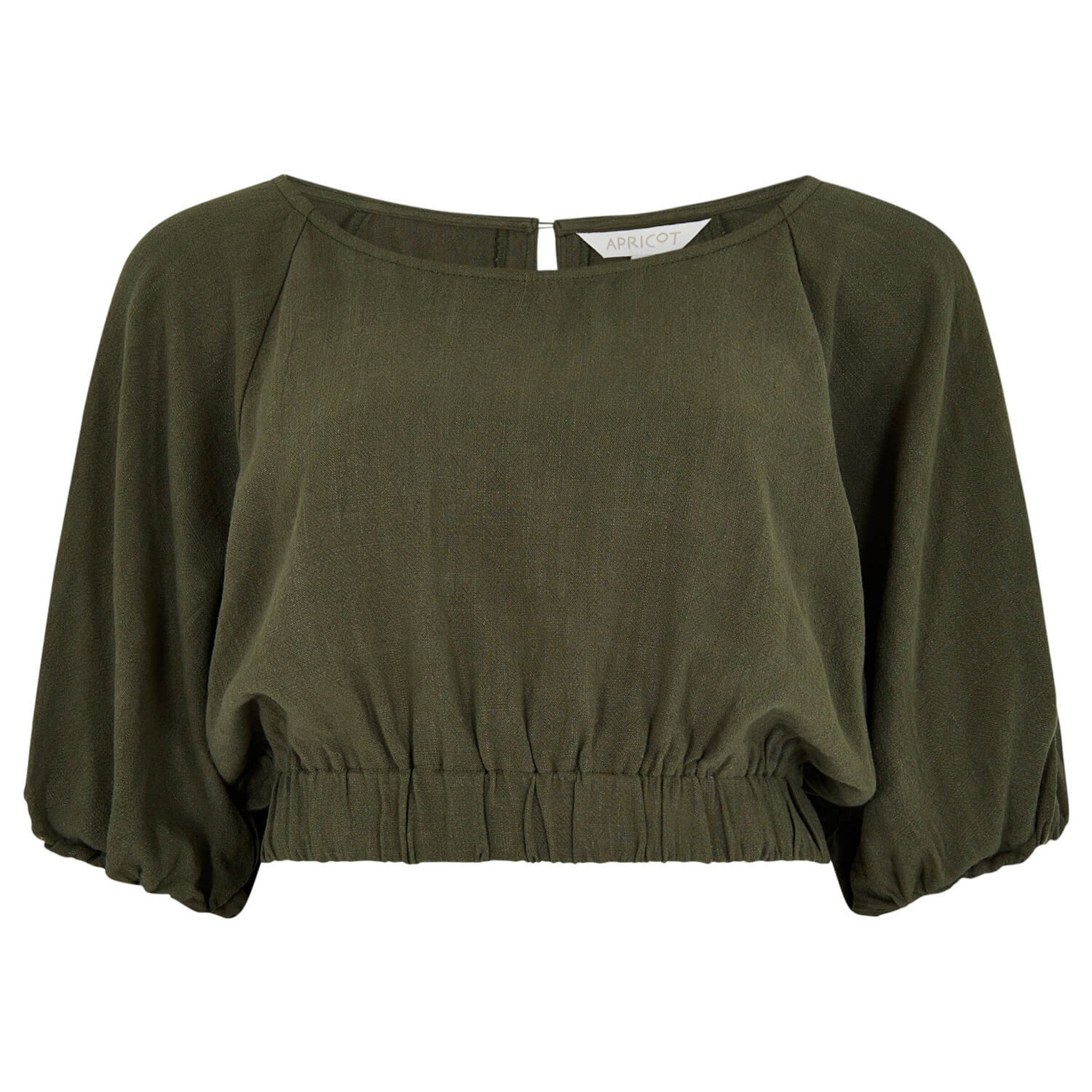 Apricot Blouse in Green: front