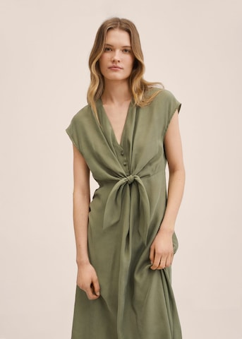 MANGO Sukienka 'Marte' w kolorze zielony: przód