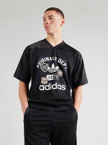 ADIDAS ORIGINALS Tričko 'DEPT' - Čierna: predná strana