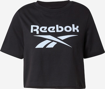 Reebok Sport Функционална тениска в черно: отпред
