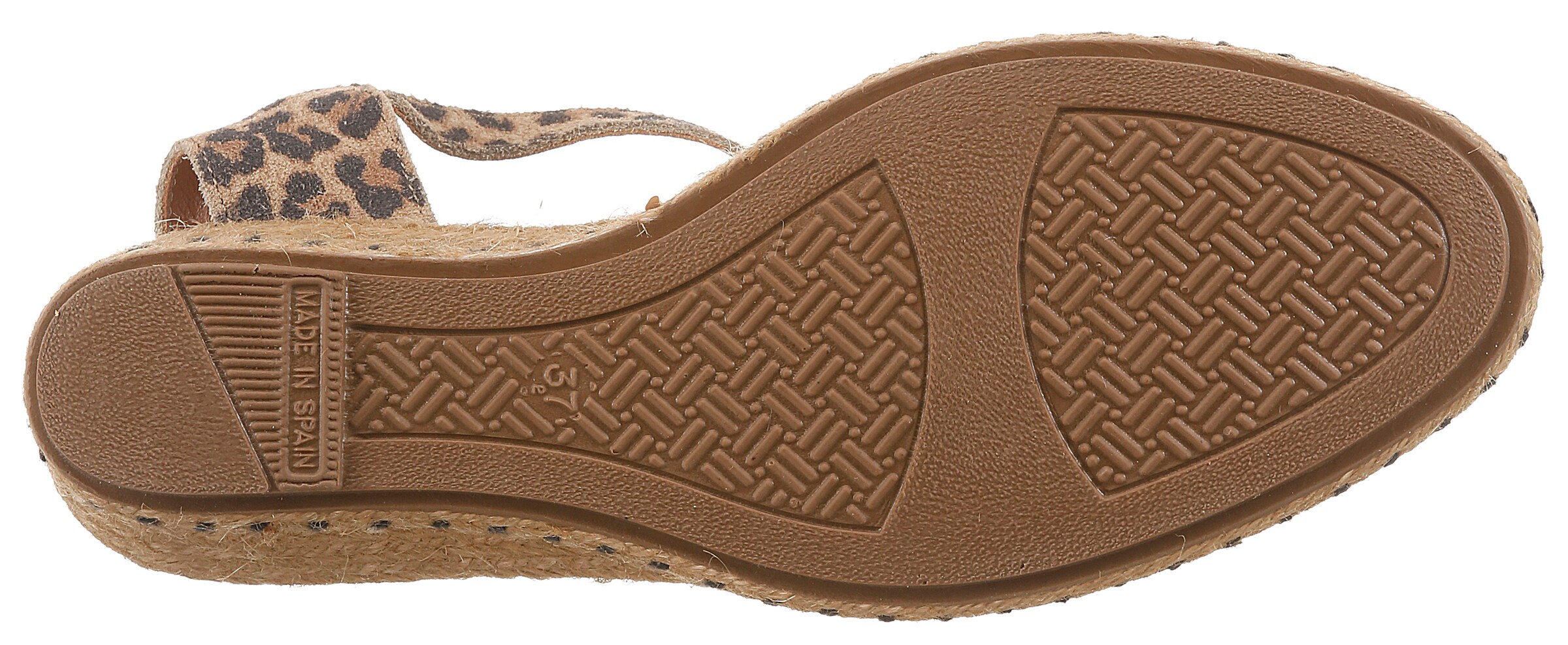 VERBENAS Sandale in Braun