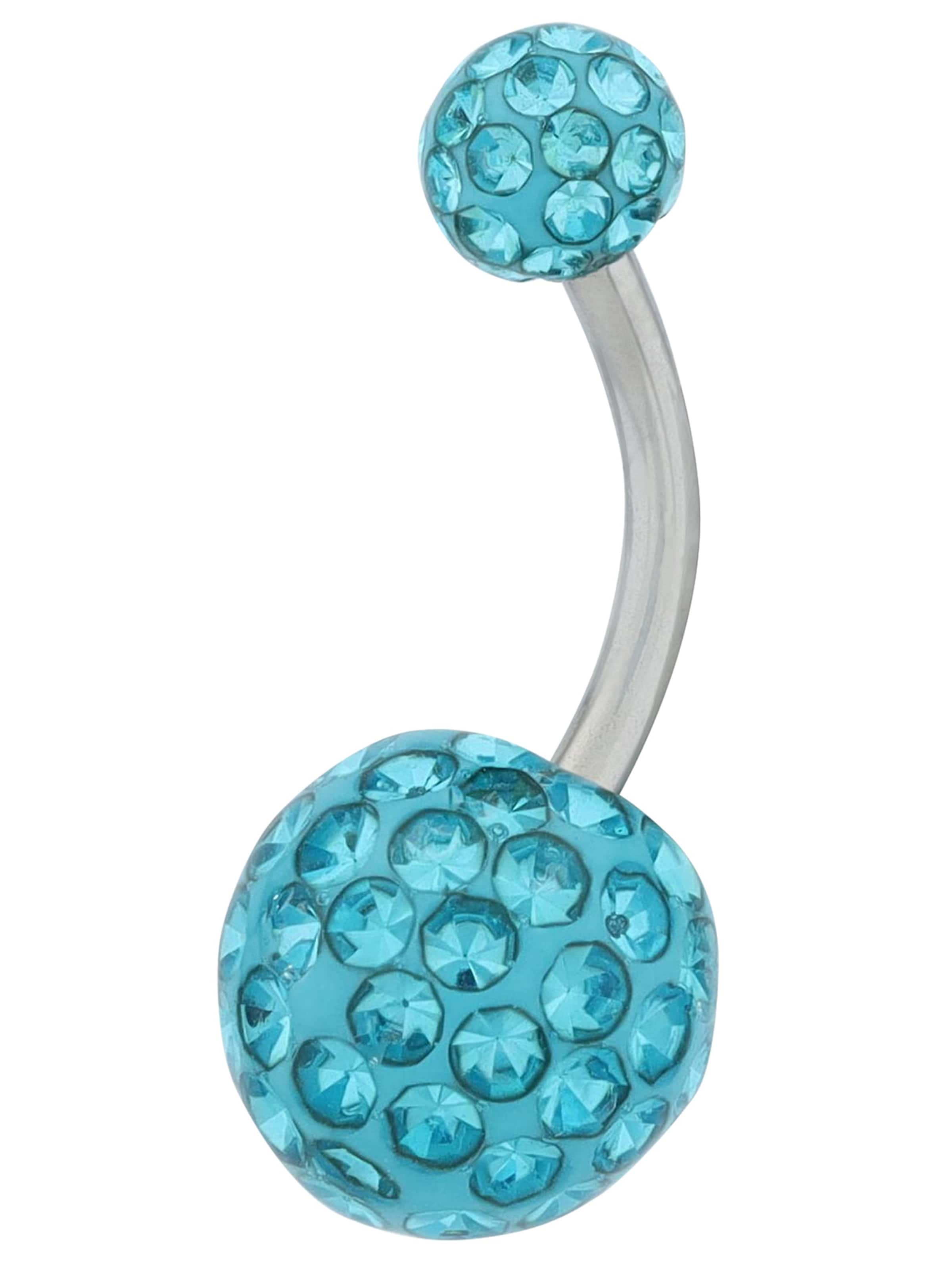 Akzent Piercings 'langlebig' in Blue: front