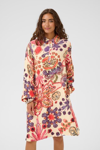 CULTURE Blusenkleid in Mischfarben: Vorderseite