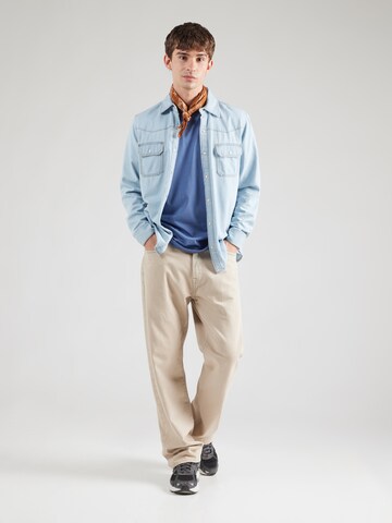 Carhartt WIP Тениска в синьо