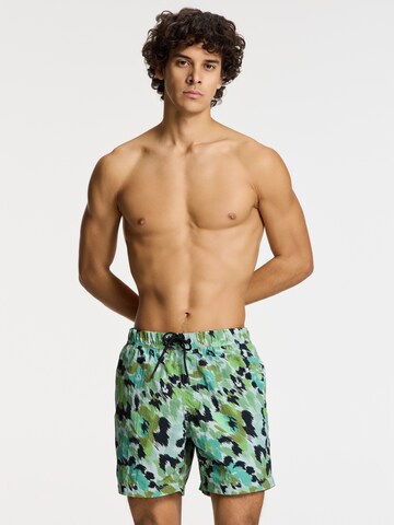 Shiwi Badshorts 'Nick' i grön: framsida