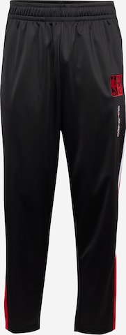 Mitchell & Ness - Regular Calças de desporto 'Chicago Bulls' em preto: frente