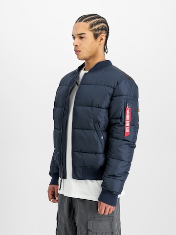 ALPHA INDUSTRIES Зимняя куртка в Синий: спереди