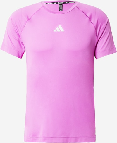 ADIDAS PERFORMANCE T-Shirt fonctionnel en gris clair / violet, Vue avec produit