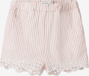 NAME IT Regular Trousers 'FFESINNE' in White: front