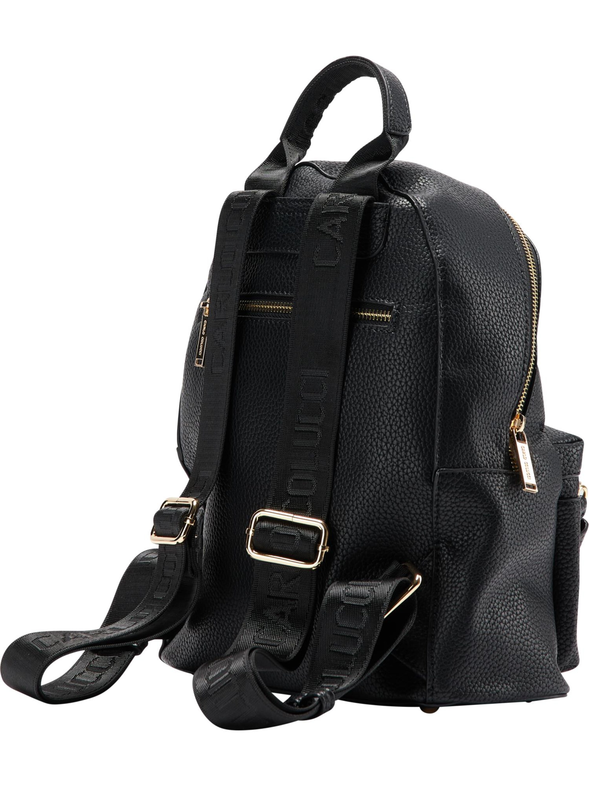 Carlo Colucci Rucksack 'Costazza' in Schwarz