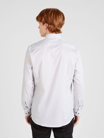 OLYMP Средняя посадка Рубашка 'Level 5' в Белый