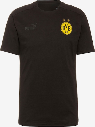 PUMA T-Shirt 'Borussia Dortmund' in Schwarz: predná strana