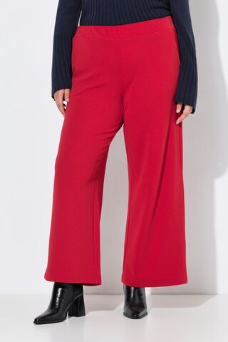 MIAMODA Loose fit Trousers in Red: front
