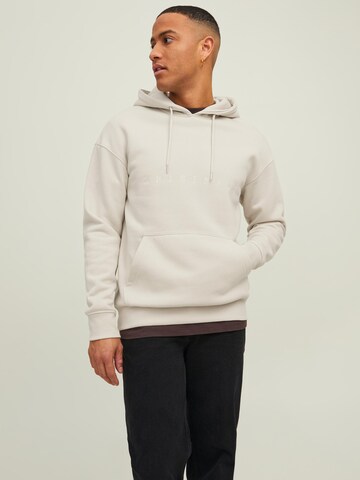 JACK & JONES Sweatshirt 'Copenhagen' in Beige: front