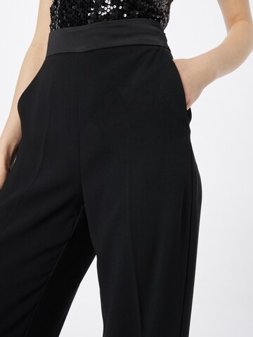 Marella Wide leg Trousers with creases 'PLATA' in Black