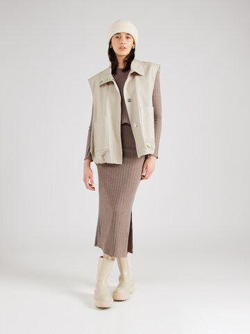 PIECES Skirt 'PCIRIS' in Brown