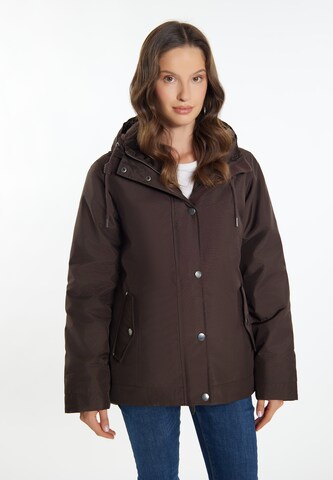 usha BLUE LABEL Winter Jacket 'Fenia' in Brown: front