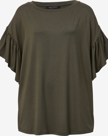 Sara Lindholm Shirt in Groen: voorkant