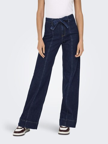 Wide leg Jeans 'ONLMADISON' di ONLY in blu: frontale