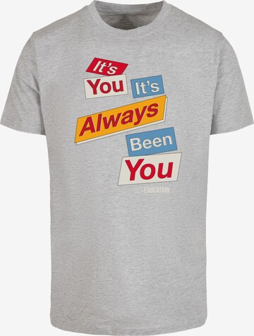 F4NT4STIC T-Shirt 'Sex Education It Always Been You Netflix TV Series' in Grau: predná strana