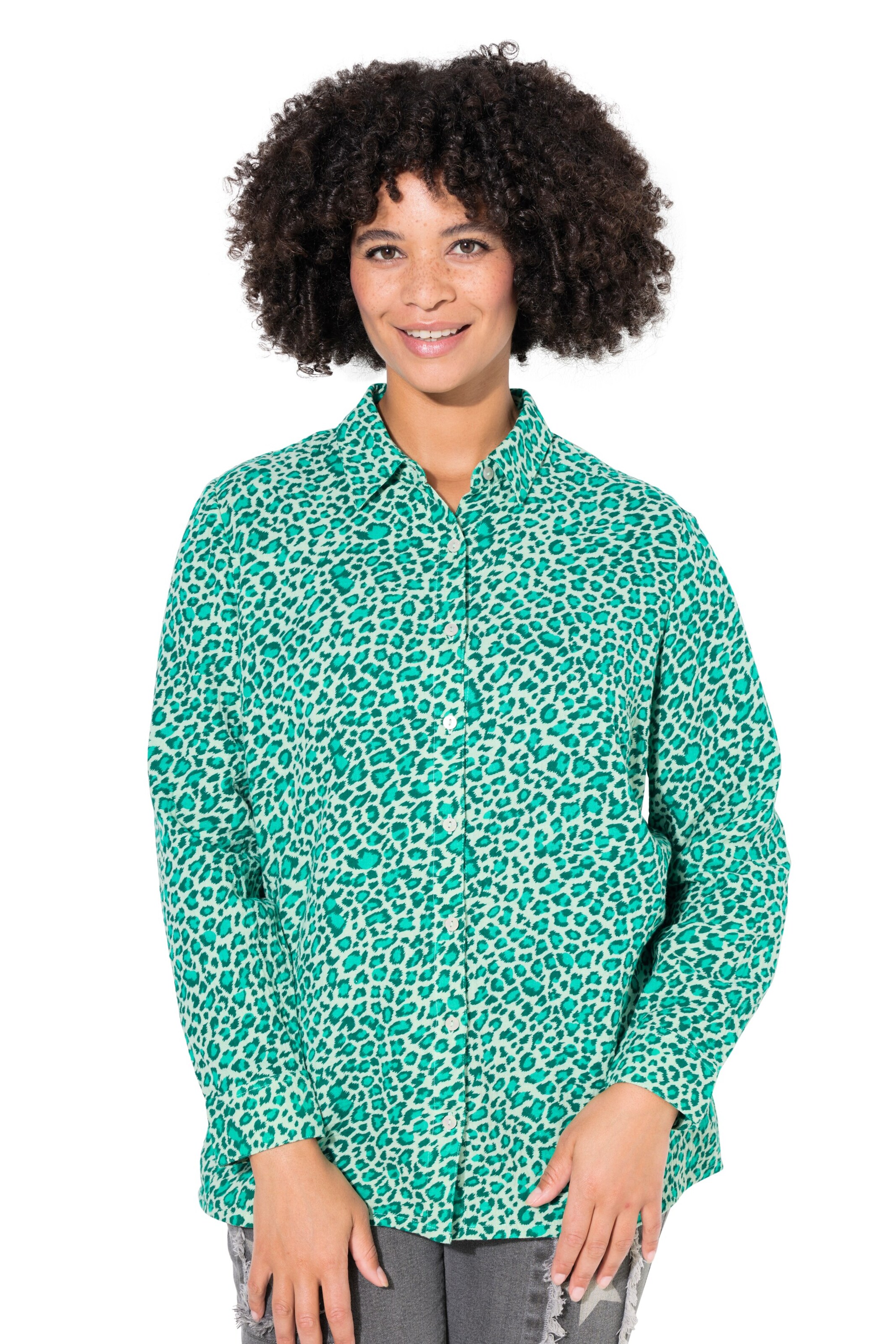 Angel of Style Blouse in Green: front
