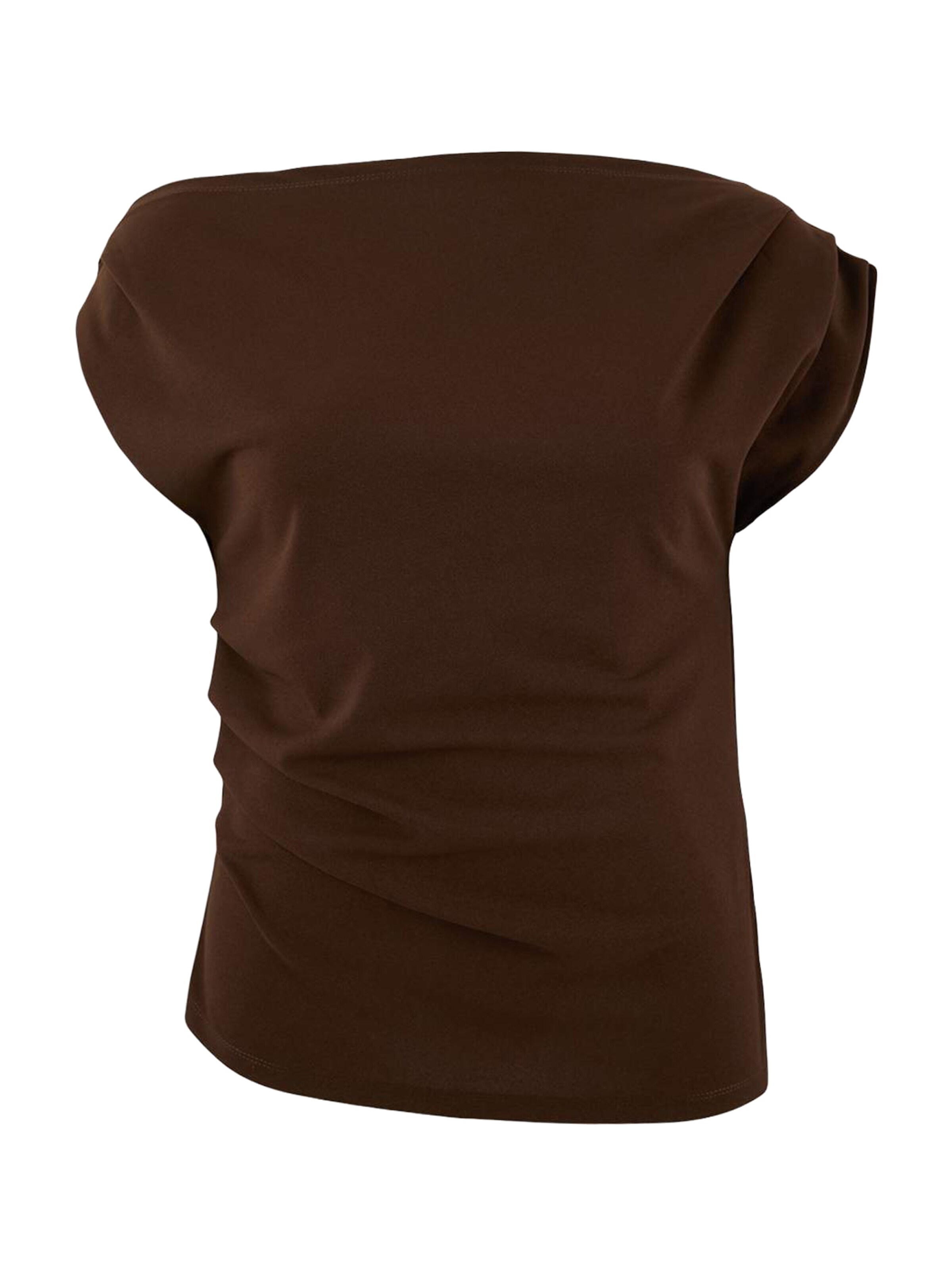 Tricou de la Trendyol Curve pe maro: față