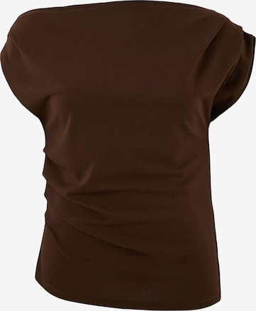 Tricou de la Trendyol Curve pe maro: față
