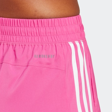 rožinė ADIDAS SPORTSWEAR Standartinis Sportinės kelnės 'Pacer 3-Stripes '