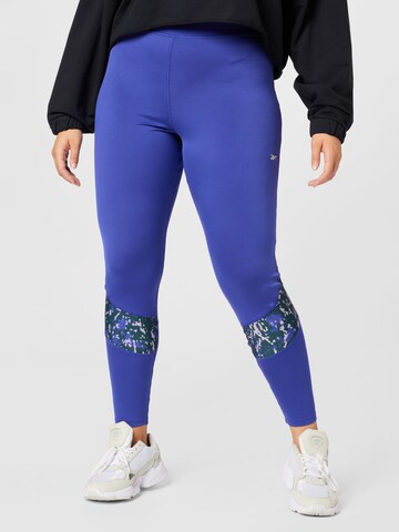 Reebok Skinny Sportbroek in Lila: voorkant