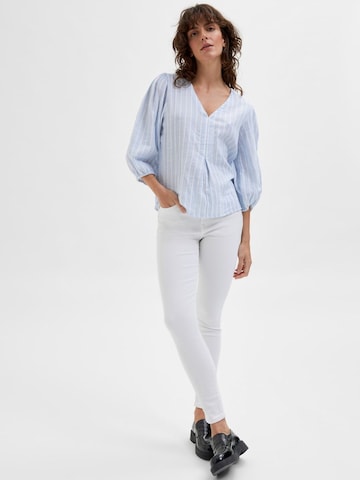 SELECTED FEMME Skinny Jeans in White