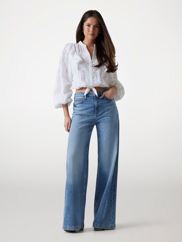 GUESS Wide leg Jeans 'Bellagio' in Blue