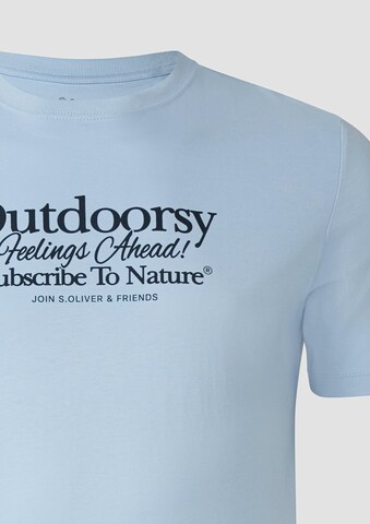 T-Shirt s.Oliver en bleu