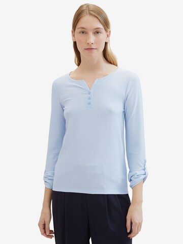 TOM TAILOR Shirt in Blau