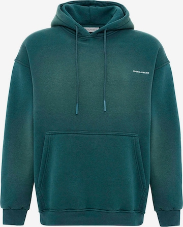 Bluză de molton 'Sergio' de la Dandalo pe albastru: față