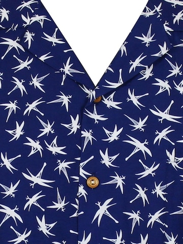 Regular fit Camicia 'Tom Selleck Dragonfly' di Paradise Found in blu