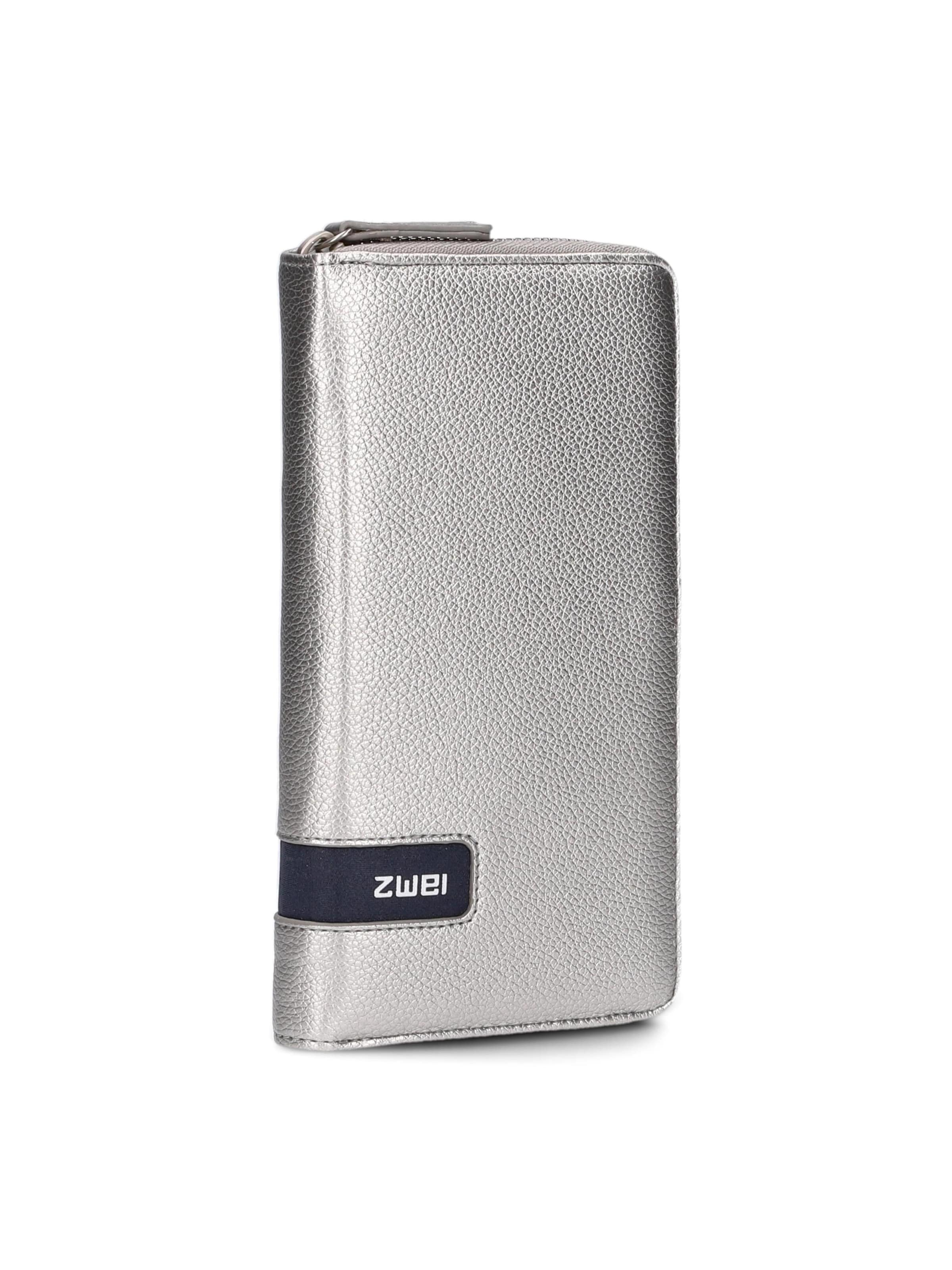 ZWEI - Cartera 'MADEMOISELLE.M MW2' en plata: frente