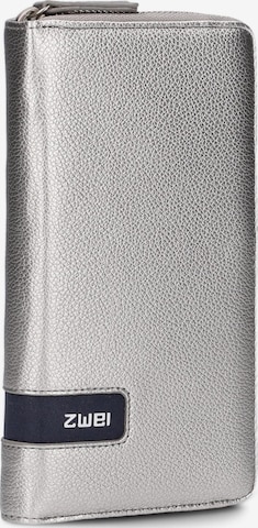 ZWEI - Cartera 'MADEMOISELLE.M MW2' en plata: frente