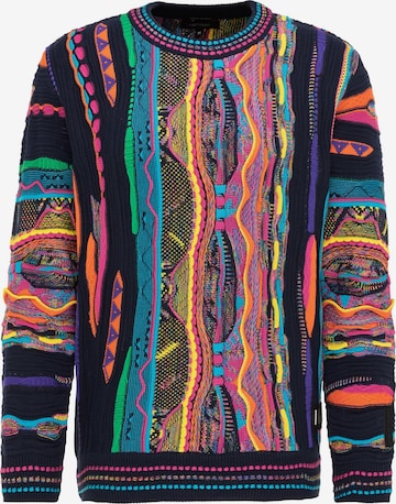 Carlo Colucci Sweater 'Cinquemani' in Mixed colors: front