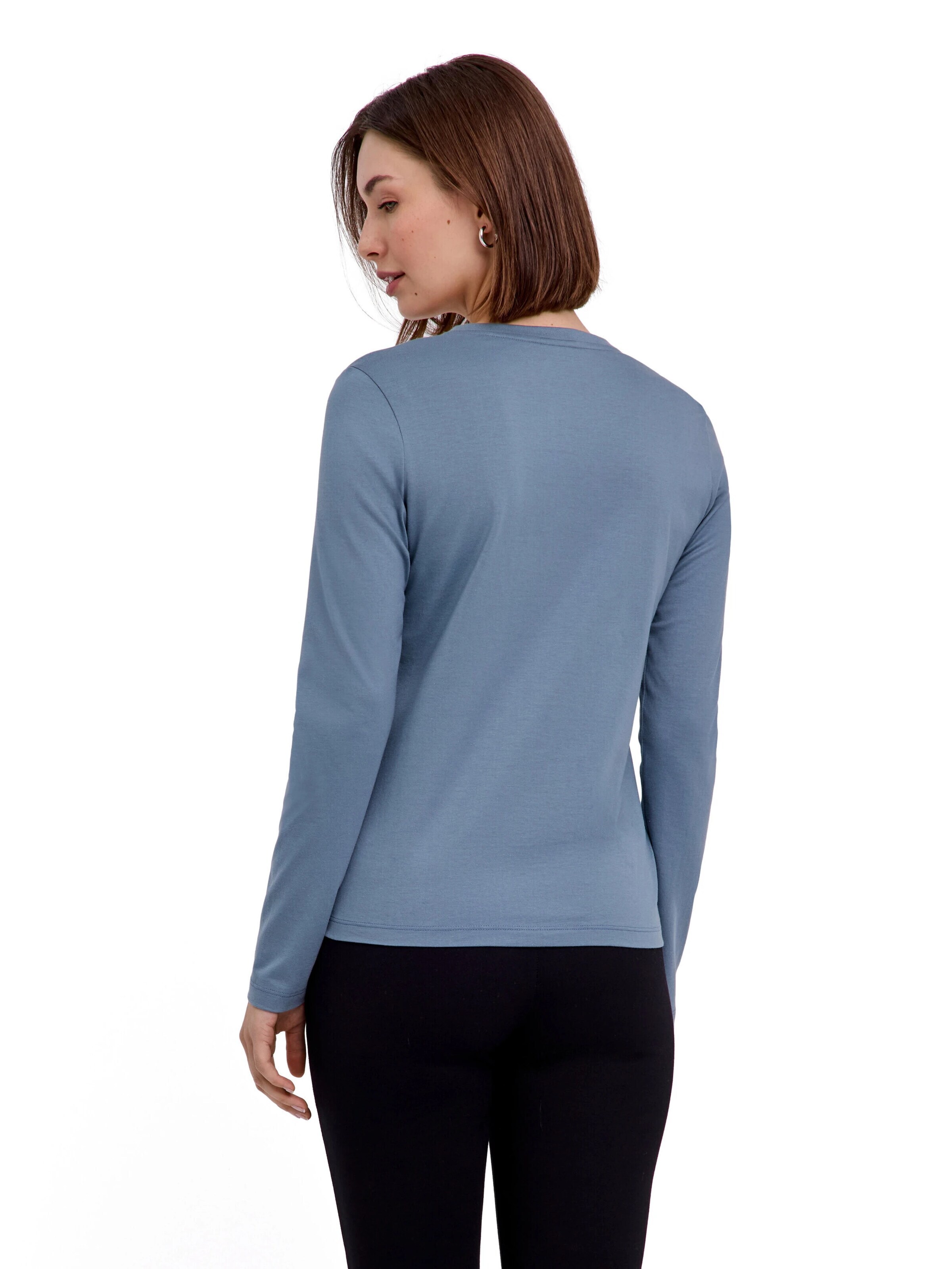 FALKE Shirt 'Essential Cotton'‌‌‌ in Blau