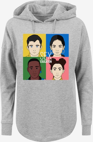 F4NT4STIC Sweatshirt 'Sex Education Netflix TV Series' in Grey: front