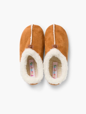 Pisamonas - Zapatillas de casa en marrón