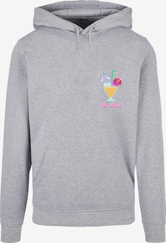 Merchcode Sweatshirt 'Pina Colada' in Grey: front