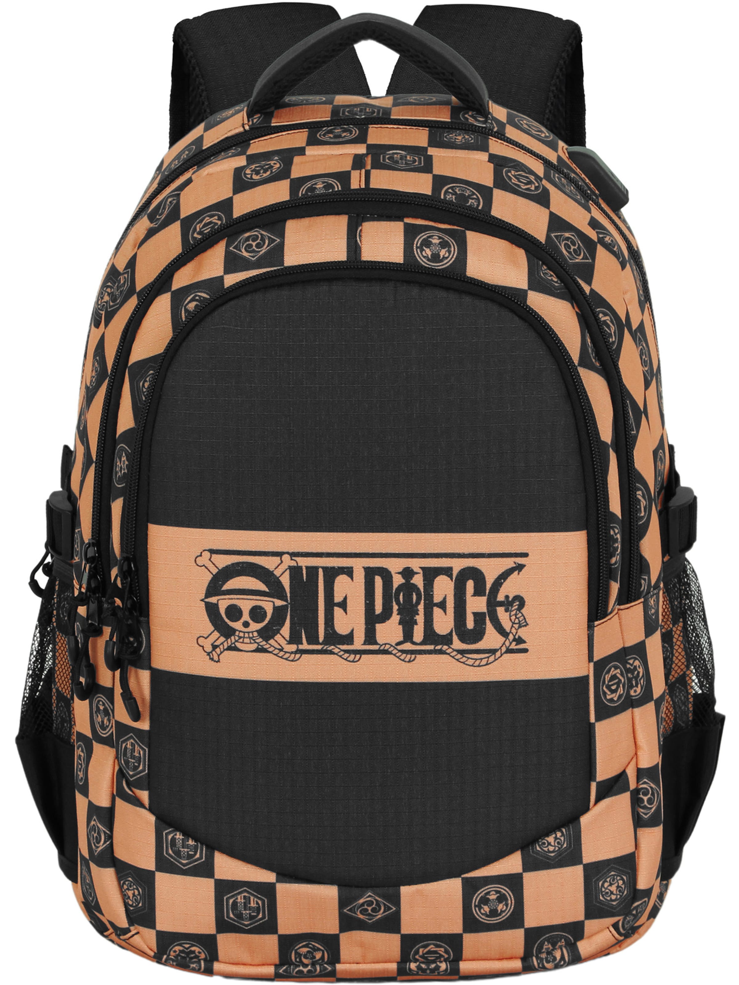 One Piece Backpack in Brown: front