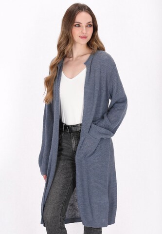 DreiMaster Vintage Knit cardigan 'Comfy' in Grey: front