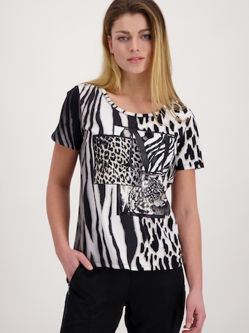 monari - Camiseta en negro: frente