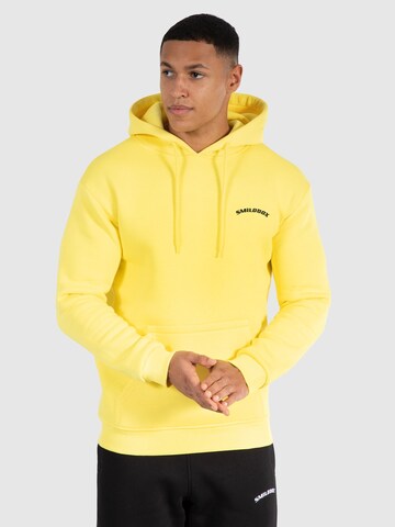 Sweat-shirt 'Rylee' Smilodox en jaune : devant