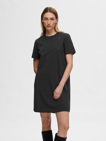 Rochie 'ESSENTIAL' de la SELECTED FEMME pe negru: față