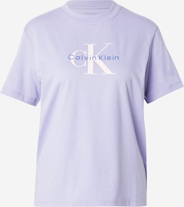 Calvin Klein JeansMajica 'HERO CLASSIC' - ljubičasta boja: prednji dio