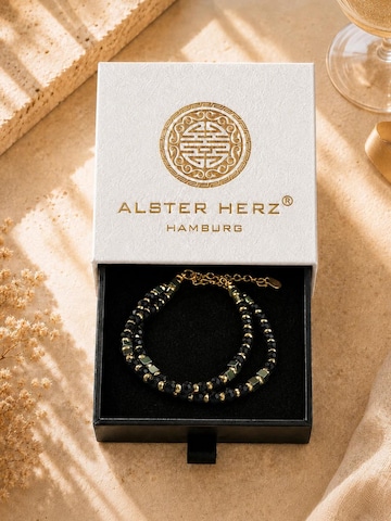 Alster Herz - Pulsera 'Black Soul' en negro