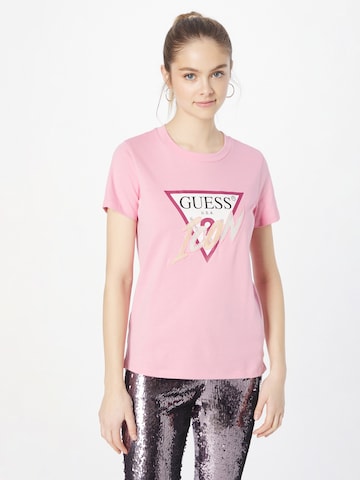 GUESS Shirt in Roze: voorkant